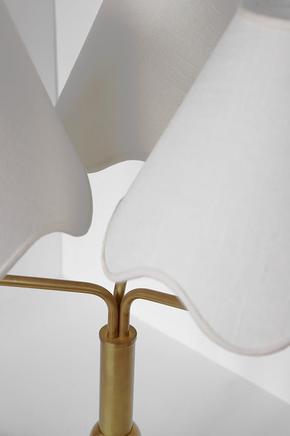 Rosie table lamp in linen -linen